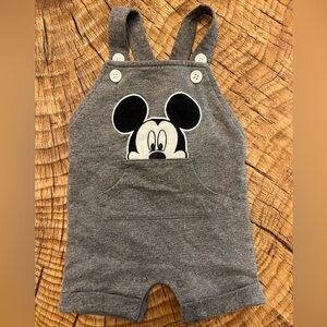 ‼️NWOT: Disney Baby Mickey Button Overalls - 0-3 M